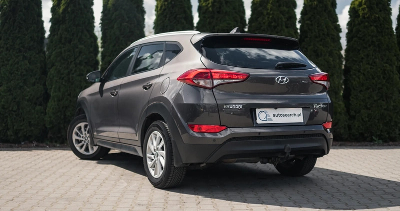 Hyundai Tucson cena 75990 przebieg: 106597, rok produkcji 2017 z Tychowo małe 781